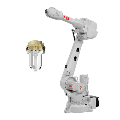 Brazo robótico de 6 ejes ABB IRB1600-10/1.45 con agarre de mano CNGBS como robot industrial para manejo