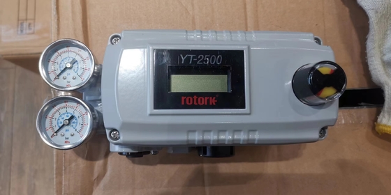 Válvulas de globo de la válvula de control de KOSO 220C con el tipo neumático actuador de 6400RB 6500RA 7300RB con el posicionador de la válvula YT-3300