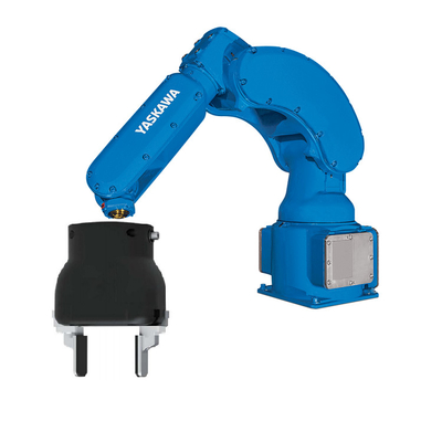 Pintura de automóviles Brazo robótico de 6 ejes Yaskawa MPX1150 con agarre robótico CNGBS para pintar la pared del robot