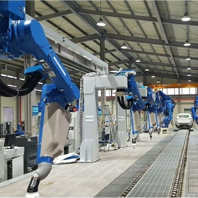 Brazo robótico de pintura de 6 ejes Yaskawa MPX1950 con ropa de robot CNGBS para robot de pintura automatizado