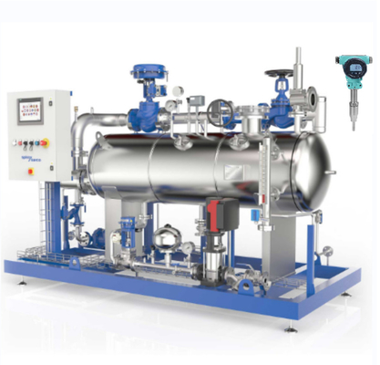 Válvula de descarga de vapor o válvula de compresión para tuberías industriales