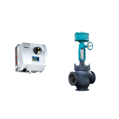 Válvula de control neumático china con Neles ND9000 posicionador de válvula inteligente como posicionador de válvulas