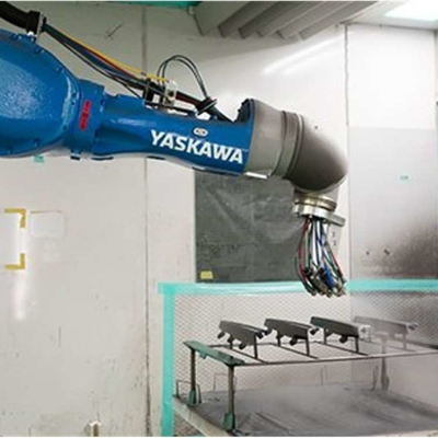 Pintura 6 Ejes Brazo robótico Yaskawa MPX2600 Con Estación de limpieza de armas CNGBS Para el robot de pintura