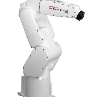 FANUC LR Mate 200iD 6 Ejes Brazo de robot industrial con agarre CNGBS para el montaje del motor
