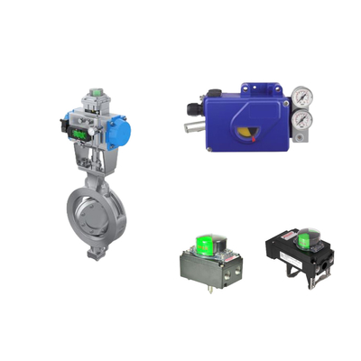 Válvula de control neumático china con posicionador de válvula Foxboro SRI990 original inteligente y interruptor de límite de rotor