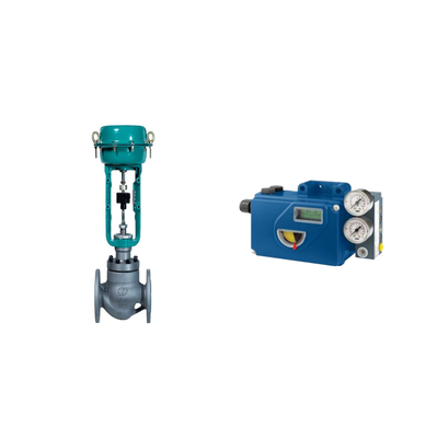 Válvula de control neumático chino con posicionador de válvulas Foxboro SRD991 original inteligente y válvula de solenoide Burkert