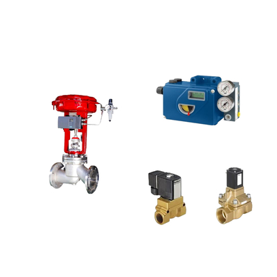 Válvula de control neumático chino con posicionador de válvulas Foxboro SRD991 original inteligente y válvula de solenoide Burkert