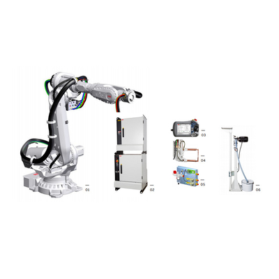 Alta carga útil IRB6700-200/2.6 de manipulador como robot industrial de 6 ejes para el manejo de materiales