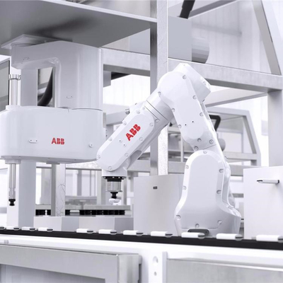 ABB IRB 1200 Brazo robótico industrial con agarre CNGBS como equipo de manipulación de materiales CNC