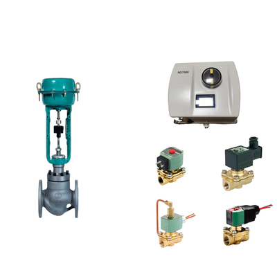 Válvula de control neumático con Neles ND7000 posicionador de válvula inteligente con válvula de solenoide Asco como proveedor de válvulas Sto