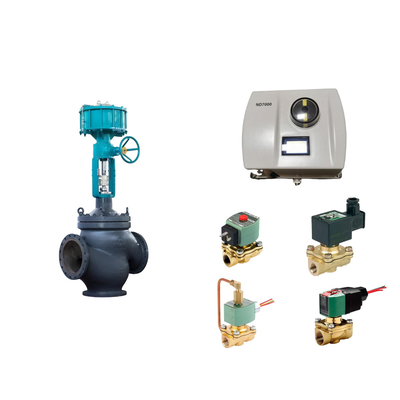 Válvula de control neumático con Neles ND7000 posicionador de válvula inteligente con válvula de solenoide Asco como proveedor de válvulas Sto