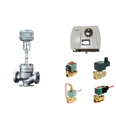 Válvula de control neumático con Neles ND7000 posicionador de válvula inteligente con válvula de solenoide Asco como proveedor de válvulas Sto