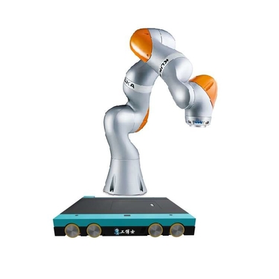 7 Ejes Kuka Robot Arm LBR Iiwa 14 R820 con CNGBS Robot de lanzadera de cuatro vías para automatización