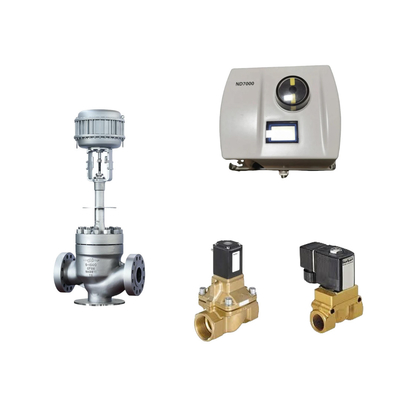 Válvula de control neumático chino con posicionador de válvula Neles ND7000 inteligente y válvula de solenoide Burkert