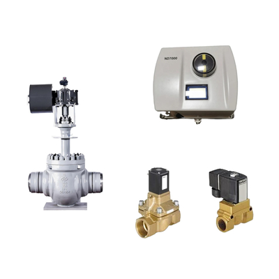 Válvula de control neumático chino con posicionador de válvula Neles ND7000 inteligente y válvula de solenoide Burkert