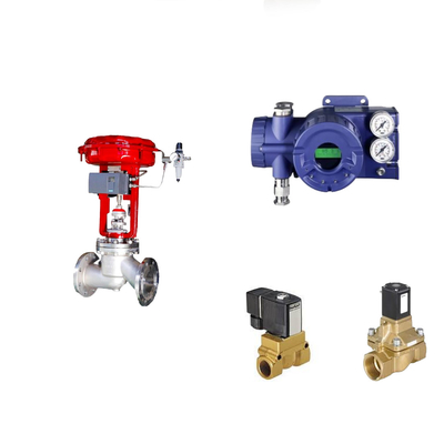 Válvula de control neumático chino con posicionador de válvulas Foxboro SRD960 original inteligente y válvula de solenoide Burkert
