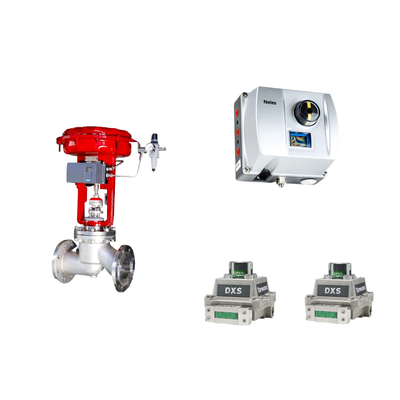 Válvula de control neumático chino con Neles ND9000 posicionador de válvula inteligente con EMERSON límite de conmutador