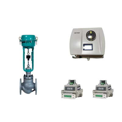 Válvula de control con Neles ND7000 posicionador de válvula inteligente con interruptor de límite EMERSON como proveedor de stock de válvulas
