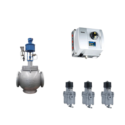 Válvula de control neumático chino con Neles ND9000 posicionador de válvula inteligente con regulador de filtro Masoneilan 78-40