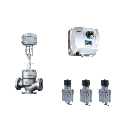 Válvula de control neumático chino con Neles ND9000 posicionador de válvula inteligente con regulador de filtro Masoneilan 78-40