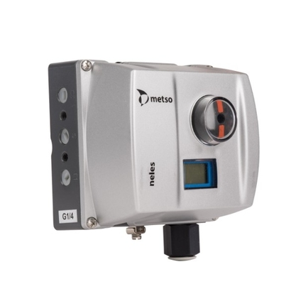 Válvula de control china con posicionador de válvulas Neles Mesto serie ND9000 ND9106HX8T, ND9103HX8T y actuador neumático