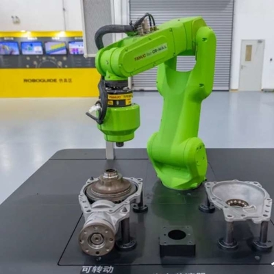 6 Ejes Fanuc CRX-5iA Brazo robótico de cobot con ropa robótica CNGBS para manejar como robot colaborativo