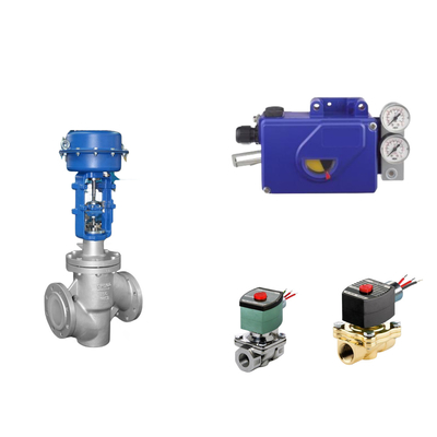 Válvula de control neumático china con posicionador de válvulas Foxboro SRI990 original inteligente y válvula de solenoide ASCO