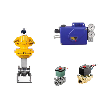 Válvula de control neumático china con posicionador de válvulas Foxboro SRI990 original inteligente y válvula de solenoide ASCO
