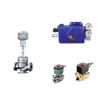 Válvula de control neumático china con posicionador de válvulas Foxboro SRI990 original inteligente y válvula de solenoide ASCO