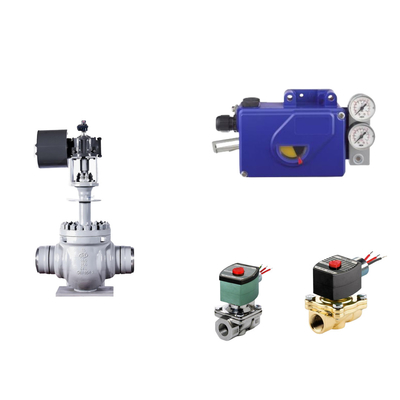 Válvula de control neumático china con posicionador de válvulas Foxboro SRI990 original inteligente y válvula de solenoide ASCO
