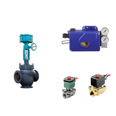 Válvula de control neumático china con posicionador de válvulas Foxboro SRI990 original inteligente y válvula de solenoide ASCO