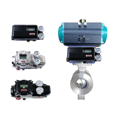 Válvula de control eléctrico con posicionador de válvula inteligente Tissin TS700 serie posicionadores neumáticos y válvula de solenoide Asco