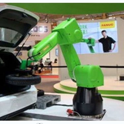 Fanuc Cobot Brazo robótico de 6 ejes CR-14iA/L con robot RGV CNGBS para el robot de manipulación de paletas CNC