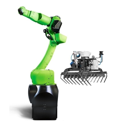 Brazo robótico de 6 ejes Fanuc CR-15iA con agarre robótico CNGBS para manejo CNC como robot colaborativo