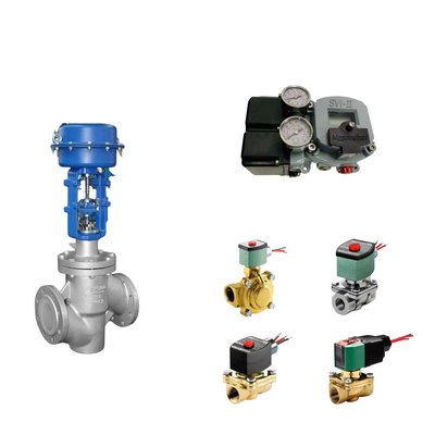 Válvula de control neumático chino con posicionador de válvulas Masoneilan SVI2-21123121 y válvula de solenoide ASCO