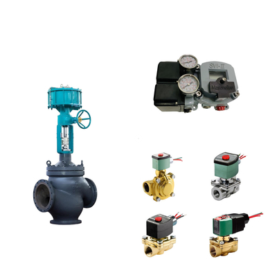 Válvula de control neumático chino con posicionador de válvulas Masoneilan SVI2-21113111 y válvula de solenoide ASCO