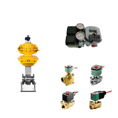 Válvula de control neumático chino con posicionador de válvulas Masoneilan SVI2-21113111 y válvula de solenoide ASCO