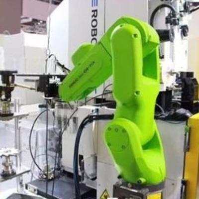Fanuc Brazo robótico de 6 ejes CRX-20iA/L con tren guía de robot CNGBS para el manejo como robot cobot