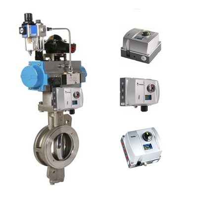 Válvula de control china con posicionador DN900 Neles Válvula de posicionamiento ND9103HX8T ND9106HX8T ND9203HE8T ND9206HE8T