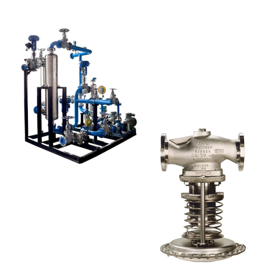 Deslizamiento de gas natural con Samson 41-23 válvula reductora de presión automática de acero inoxidable