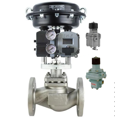 Válvula de posicionamiento Masoneilan SVI2 y BURKERT para válvula de control neumático china