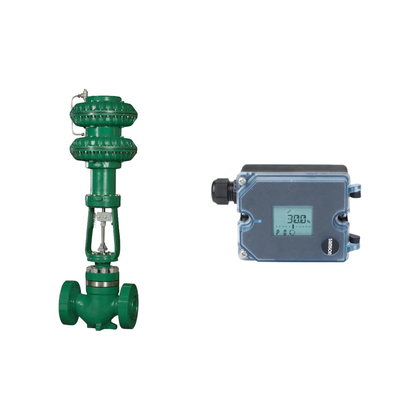 Samson 3725 posicionador electropneumático y Burkert Tipo 5404 válvula de solenoide se utilizan para la válvula de control