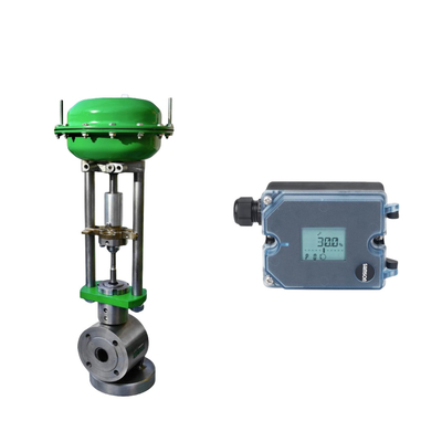 Samson 3725 posicionador electropneumático y Burkert Tipo 5404 válvula de solenoide se utilizan para la válvula de control