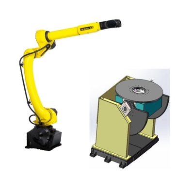 Fanuc M-10iD / 8L como 6 Ejes Robots brazo para la venta de robot industrial con posicionador de soldadura