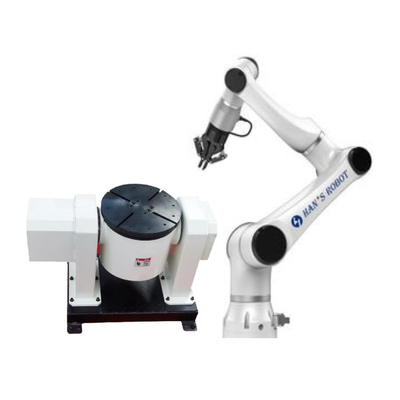 Brazo robótico colaborativo de 6 ejes Elfin E03 con posicionador de soldadura CNGBS para automatización del robot de soldadura