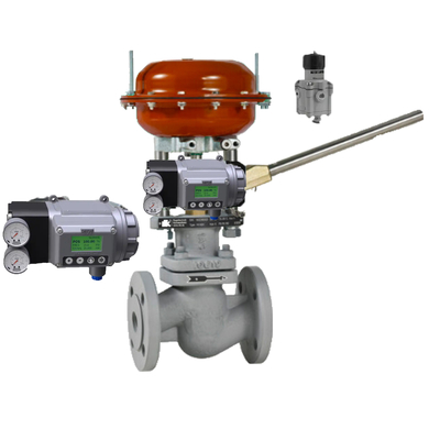 Válvula de control neumático china con el modelo original MASONEILAN posicionador neumático SVI3 y regulador 78-40 en stock