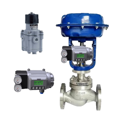 Válvula de control neumático china con el modelo original MASONEILAN posicionador neumático SVI3 y regulador 78-40 en stock