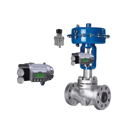 Grey Masoneilan SVI3 AP posicionador de válvula inteligente con comunicación Hart y regulador 78-40 para la válvula de control en stock