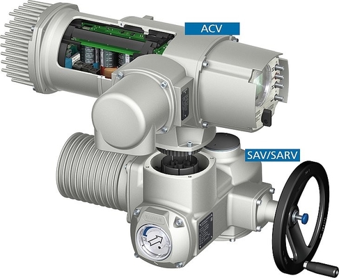 Auma Acatuador eléctrico con queso eléctrico bola Vavle válvula globo para el control de válvulas