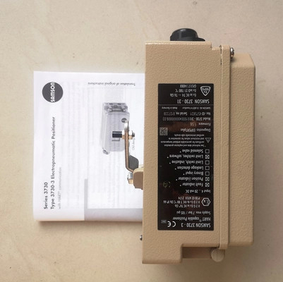 Las válvulas solenoides de Asco W / Samson 3730-3 posicionador digital y el cuerpo de la válvula neumática china para la válvula de control de flujo de Samson